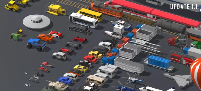 Low Polygon Vehicles Pack📱 - изображение 3